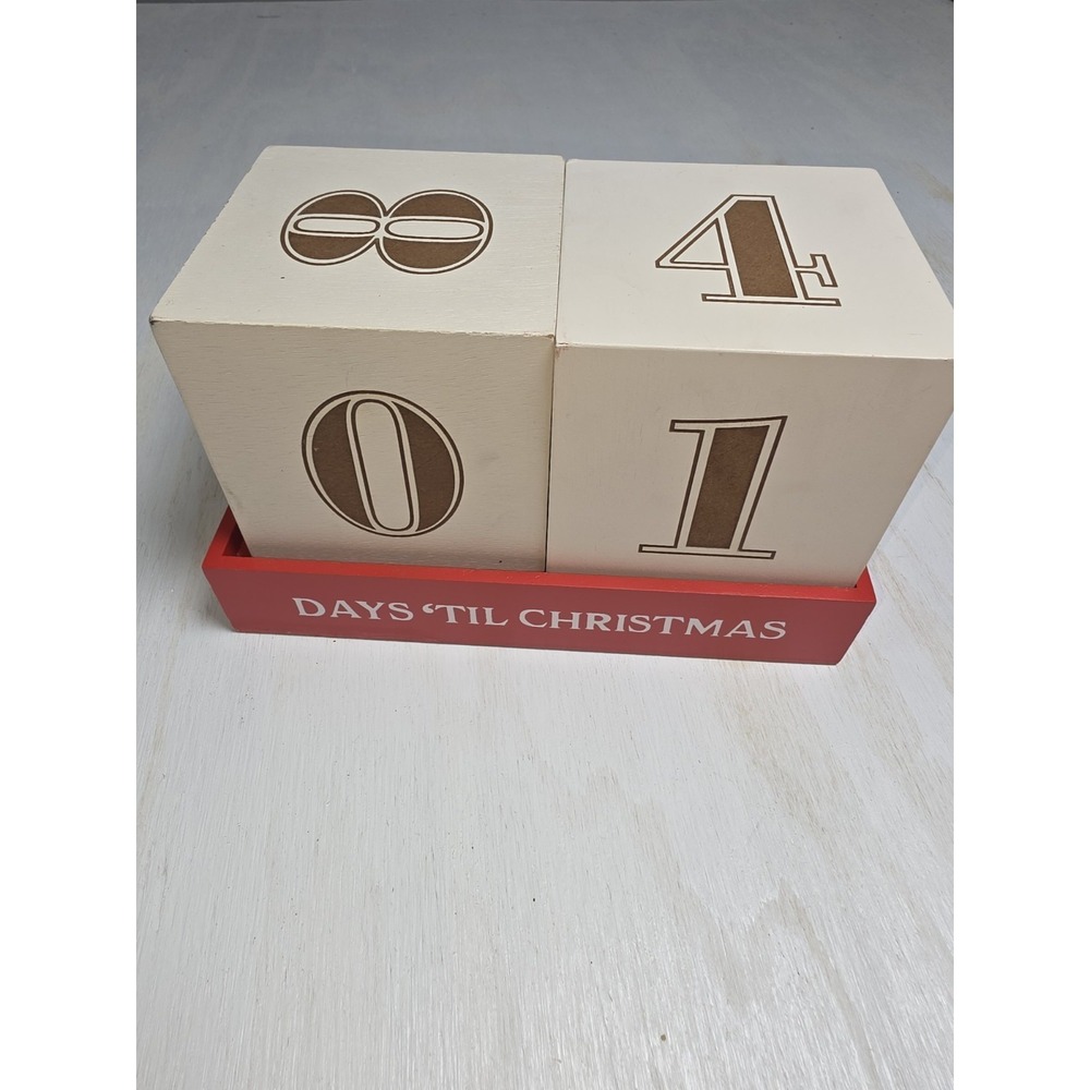 Hallmark- Days To Christmas Countdown Blocks Large